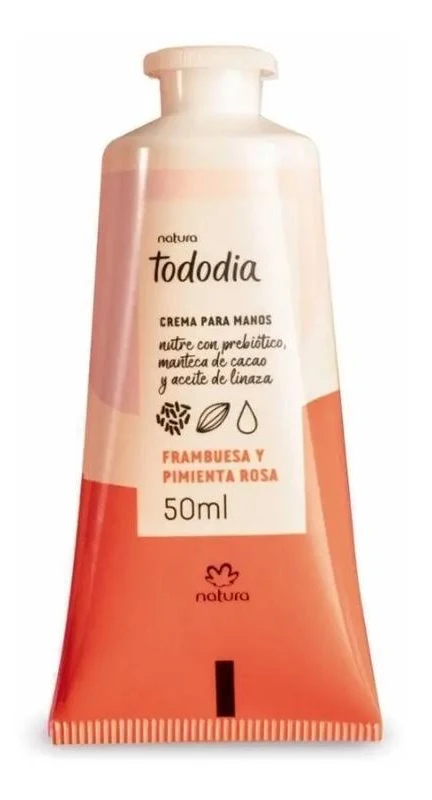 Crema de manos frambuesa y pimienta rosa 50 ml